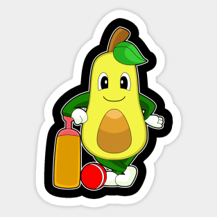 Avocado Cricket Cricket bat Sticker